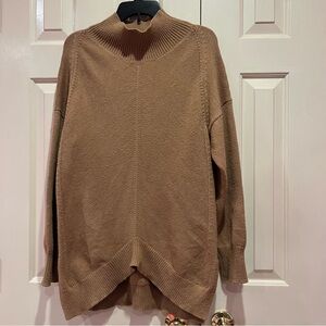 Maeve Anthropologie Crystal Tunic Asymmetrical Sweater Size M
